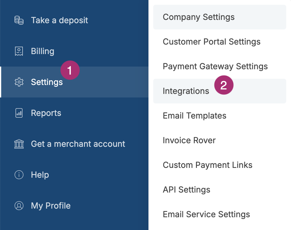 benji pays account settings - integrations.png