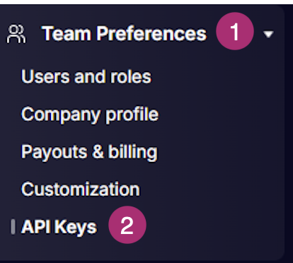 alternative payments team preferences - API keys.png
